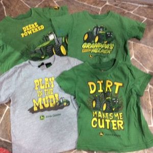 John Deere short sleeve shirts 2t